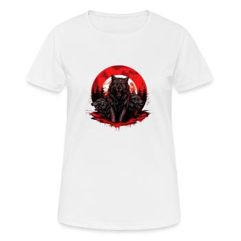 Rage of the wolfs - Women's Breathable T-Shirt - white - Front - AI Model Female 172 dark (172cm)