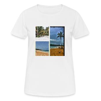 Punta Cana - T-shirt respirant Femme - blanc - Devant - AI Model Female 172 dark (172cm)
