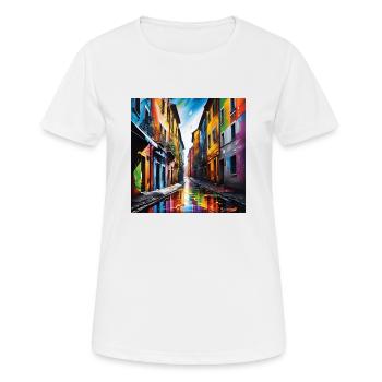 Fantastic Roads - Women's Breathable T-Shirt - white - Front - AI Model Female 172 dark (172cm)