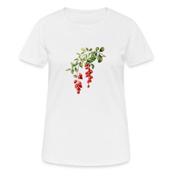 Magie du gui - T-shirt respirant Femme - blanc - Devant - AI Model Female 172 dark (172cm)
