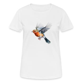 Robin Flight - Women's Breathable T-Shirt - white - Front - AI Model Female 172 dark (172cm)