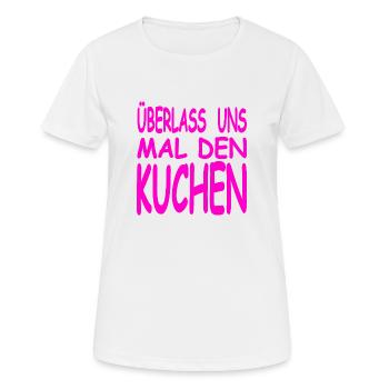 Gâteau - T-shirt respirant Femme - blanc - Devant - AI Model Female 172 dark (172cm)