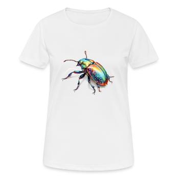 Rainbow Bug - Women's Breathable T-Shirt - white - Front - AI Model Female 172 dark (172cm)