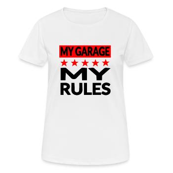 Garage - T-shirt respirant Femme - blanc - Devant - AI Model Female 172 dark (172cm)