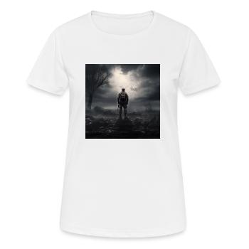 Soldat - T-shirt respirant Femme - blanc - Devant - AI Model Female 172 dark (172cm)