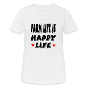 Farm - Women's Breathable T-Shirt - white - Front - AI Model Female 172 dark (172cm)