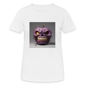 Psycho Apple - Frauen T-Shirt atmungsaktiv - Weiß - Vorne - AI Model Female 172 dark (172cm)