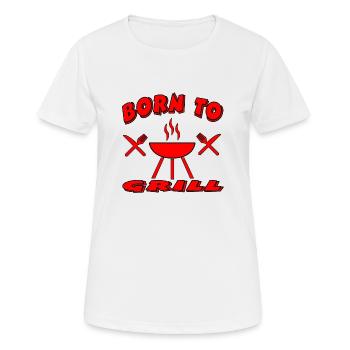 Griller - T-shirt respirant Femme - blanc - Devant - AI Model Female 172 dark (172cm)