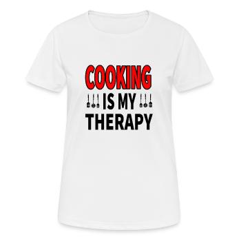 Cuire - T-shirt respirant Femme - blanc - Devant - AI Model Female 172 dark (172cm)