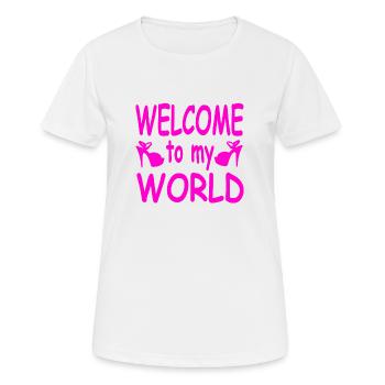 Danser - T-shirt respirant Femme - blanc - Devant - AI Model Female 172 dark (172cm)
