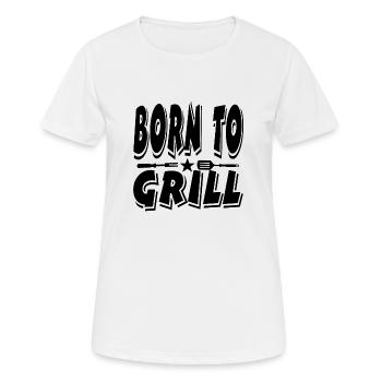 Griller - T-shirt respirant Femme - blanc - Devant - AI Model Female 172 dark (172cm)
