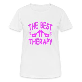 Danser - T-shirt respirant Femme - blanc - Devant - AI Model Female 172 dark (172cm)