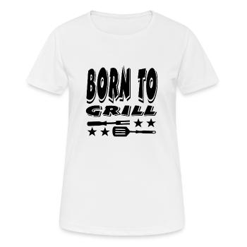 Griller - T-shirt respirant Femme - blanc - Devant - AI Model Female 172 dark (172cm)