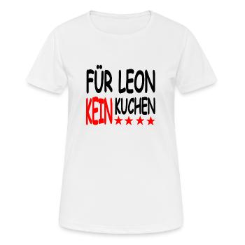 Kuchen - Frauen T-Shirt atmungsaktiv - Weiß - Vorne - AI Model Female 172 dark (172cm)