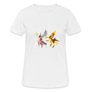 new fashion is with you for the first time - Women's Breathable T-Shirt - white - Front - AI Model Female 172 dark (172cm)