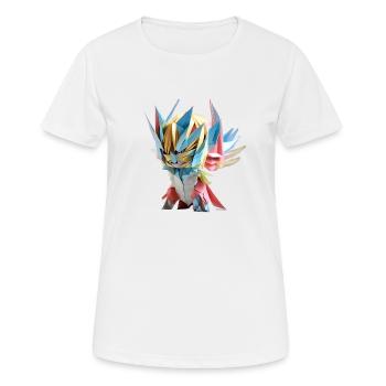 new fashion is with you for the first time - Women's Breathable T-Shirt - white - Front - AI Model Female 172 dark (172cm)