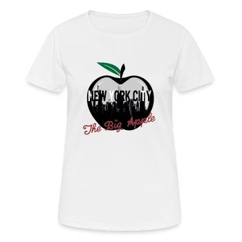 La ville de New York - T-shirt respirant Femme - blanc - Devant - AI Model Female 172 dark (172cm)