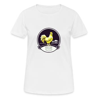 POULET DORÉ - T-shirt respirant Femme - blanc - Devant - AI Model Female 172 dark (172cm)
