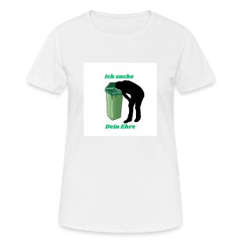 Deine Ehre - Frauen T-Shirt atmungsaktiv - Weiß - Vorne - AI Model Female 172 dark (172cm)