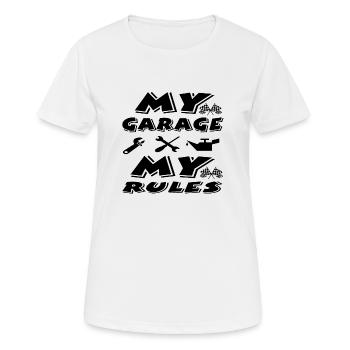 Garage - T-shirt respirant Femme - blanc - Devant - AI Model Female 172 dark (172cm)