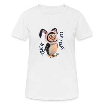 Pingouin de Pâques - T-shirt respirant Femme - blanc - Devant - AI Model Female 172 dark (172cm)