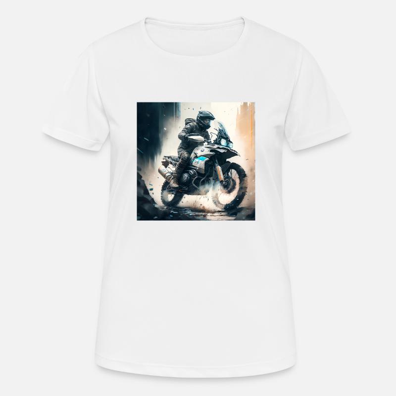 Enduro Tour 2 - Women's Breathable T-Shirt - white