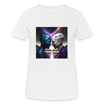 Firefly Person Ying Yang - Women's Breathable T-Shirt - white - Front - AI Model Female 172 dark (172cm)