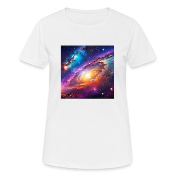 Firefly Galaxy - Women's Breathable T-Shirt - white - Front - AI Model Female 172 dark (172cm)