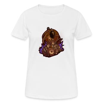 ridm visions - Frauen T-Shirt atmungsaktiv - Weiß - Vorne - AI Model Female 172 dark (172cm)