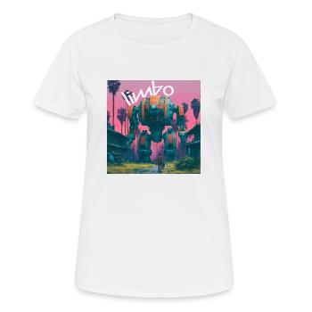 Limbo Cyber Palms - Women's Breathable T-Shirt - white - Front - AI Model Female 172 dark (172cm)