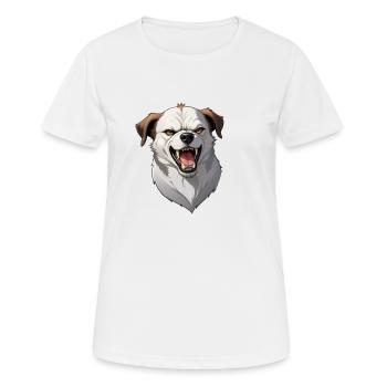 Dog Evil - Women's Breathable T-Shirt - white - Front - AI Model Female 172 dark (172cm)