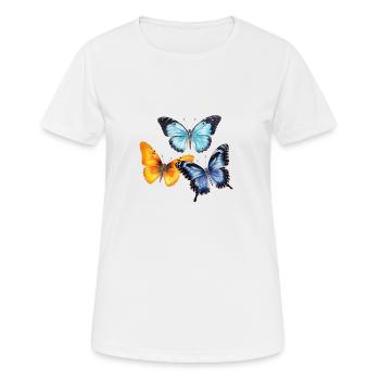 Ressort flottant - T-shirt respirant Femme - blanc - Devant - AI Model Female 172 dark (172cm)