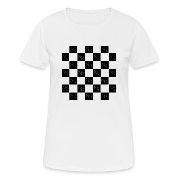 NR Graphic Tee | Music inspired T-shirt - Women's Breathable T-Shirt - white - Front - AI Model Female 172 dark (172cm)