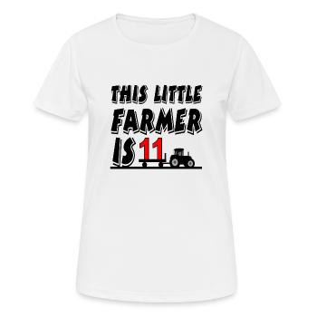 Bauer - Frauen T-Shirt atmungsaktiv - Weiß - Vorne - AI Model Female 172 dark (172cm)