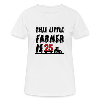 Bauer - Frauen T-Shirt atmungsaktiv - Weiß - Vorne - AI Model Female 172 dark (172cm)