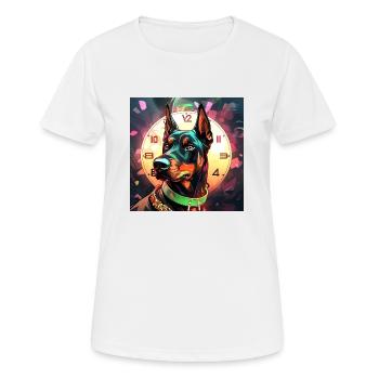 Der Wächter - Frauen T-Shirt atmungsaktiv - Weiß - Vorne - AI Model Female 172 dark (172cm)