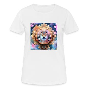 The Temporal Observer - Women's Breathable T-Shirt - white - Front - AI Model Female 172 dark (172cm)