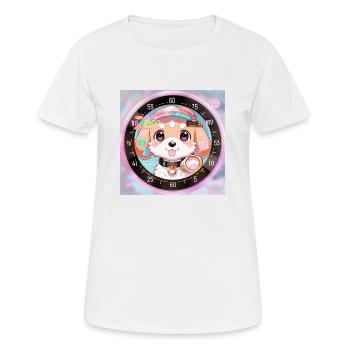 Auf dem Weg zum Abenteuer - Frauen T-Shirt atmungsaktiv - Weiß - Vorne - AI Model Female 172 dark (172cm)