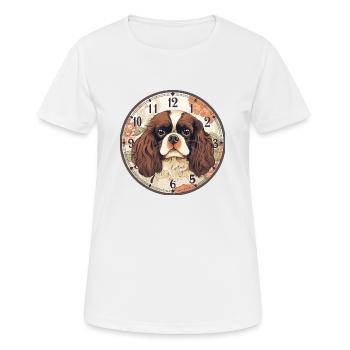 Le sérieux - T-shirt respirant Femme - blanc - Devant - AI Model Female 172 dark (172cm)