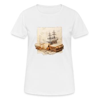 Search for hidden treasures - Women's Breathable T-Shirt - white - Front - AI Model Female 172 dark (172cm)