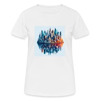 International Finance - Women's Breathable T-Shirt - white - Front - AI Model Female 172 dark (172cm)