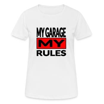 Garage - T-shirt respirant Femme - blanc - Devant - AI Model Female 172 dark (172cm)