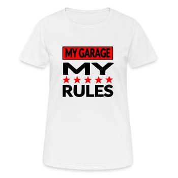 Garage - T-shirt respirant Femme - blanc - Devant - AI Model Female 172 dark (172cm)