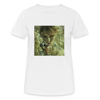 Belle mort - T-shirt respirant Femme - blanc - Devant - AI Model Female 172 dark (172cm)
