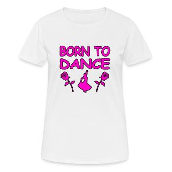 Danser - T-shirt respirant Femme - blanc - Devant - AI Model Female 172 dark (172cm)