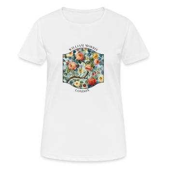 William Morris - Women's Breathable T-Shirt - white - Front - AI Model Female 172 dark (172cm)