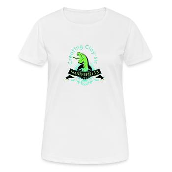 Clay Artist Ceramic Art Kneading Pottery Artistic - Women's Breathable T-Shirt - white - Front - AI Model Female 172 dark (172cm)