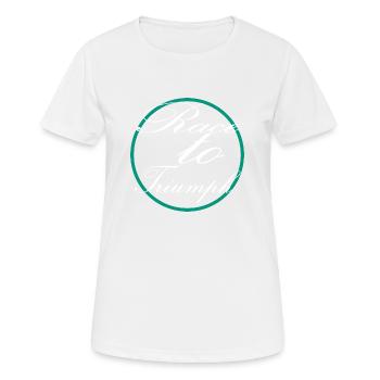 Festivals de courses de chevaux Stratégie de courses de chevaux - T-shirt respirant Femme - blanc - Devant - AI Model Female 172 dark (172cm)