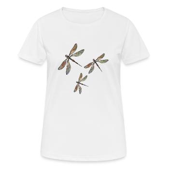 Wichtig - Frauen T-Shirt atmungsaktiv - Weiß - Vorne - AI Model Female 172 dark (172cm)