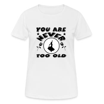 Danser - T-shirt respirant Femme - blanc - Devant - AI Model Female 172 dark (172cm)